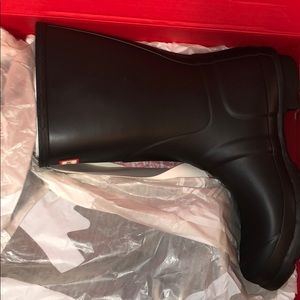 Black Women Original Short Hunter Boots